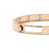18kt rose gold Sirio diamond bangle bracelet